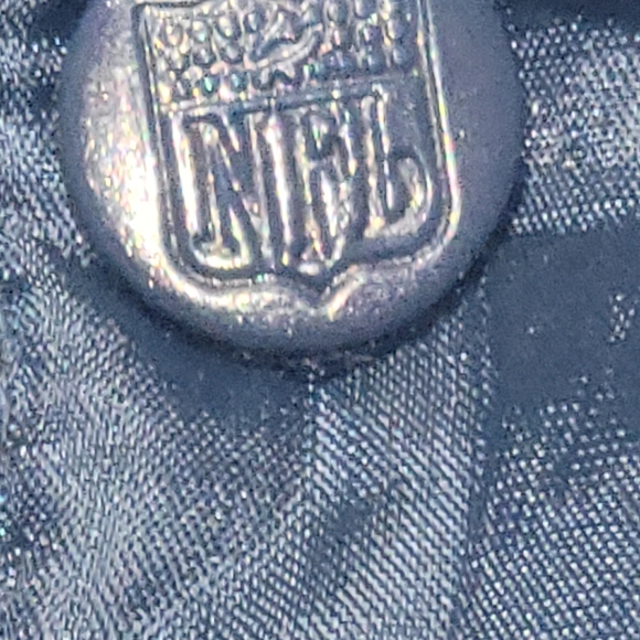 Vintage Chicago Bears Puffer Jacket Game Day Mens Size XXL Navy/Orange Full Zip - Picture 11 of 12